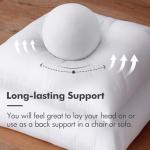 MIULEE Throw Pillow Insert Premium Pillow Stuffer Sham Rectangle Form for Decorative Cushion Bed Couch Sofa 12x16 Inch