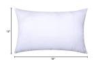 MIULEE Throw Pillow Insert Premium Pillow Stuffer Sham Rectangle Form for Decorative Cushion Bed Couch Sofa 12x16 Inch