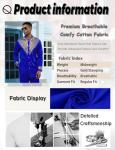 ZSJR Mens African 2 Piece Set Formal Dashiki for Men African Mens Wear White and Gold Suit for Man White African Clothes Cotton Luxury African Men Clothes Egyptian Mens Costume Africa Shirts for Men