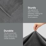 Utopia Bedding Fleece Blanket Queen Size Grey 300GSM Luxury Anti-Static Fuzzy Soft Microfiber Bed Blanket (90x90 Inch)