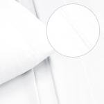 Belizzi Home Cotton Rich Queen Sheet Set - 4 Piece Deep Pocket Bedding Sets Queen with Marrowing - Ultra Soft, Wrinkle Resistant, Quick Dry, Easy Care Queen Sheets - White