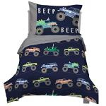 CARTERS Monster Truck 4 Piece Toddler Bed Set