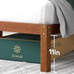 ZINUS Leah Bamboo Platform Bed Frame with Headboard, No Box Spring Needed, Wood Slat Support, Easy Assembly, Full