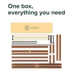 ZINUS Leah Bamboo Platform Bed Frame with Headboard, No Box Spring Needed, Wood Slat Support, Easy Assembly, Full
