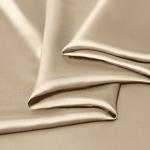 Manyshofu Satin Twin Sheets Set 3 Piece - Soft Silky Satin Sheets Set, Beige Satin Bed Sheets Cooling & Luxury Bedding Sheet Set(1 Satin Fitted Sheet, 1 Satin Flat Sheet, 1 Satin Pillow case)