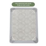 Elegant Comfort Premium Hotel Quality Extra Deep Pocket 18" - 21" Single Fitted Sheet for High Mattress, Luxury & Softest 1500 Thread Count Egyptian Quality Smart Pocket, Queen, Black,Silver