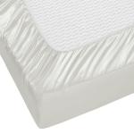 SiinvdaBZX 4-Piece Cot Sheet Set 31" x 75", Ivory White Satin Cot Size Sheets Silky Soft Rv Bunk Bed Sheets for Narrow Twin/Camp Bunk/Guest Beds/Army Cots/Trifold Mattress