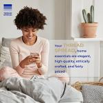 THREAD SPREAD King Size Cotton Sheets Set - 400 Thread Count 100% Cotton Sheets for King Bed (4 PC, White), 16 in Deep Pocket Silky Soft Bed Sheet Set for Hot Sleepers, Luxury Hotel Cooling Sheet