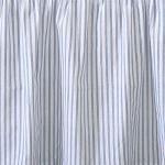 Laura Ashley Home - Cotton Ruffled Bedskirt, Lightweight Home Decor with Classic Style (Blue, Queen)