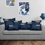 Utopia Bedding Throw Pillows (Pack of 2, Navy), 12 x 20 Inches Indoor Decorative Pillow Insert for Sofa, Bed and Couch