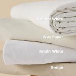 Bedsure 100% Washed Cotton Duvet Cover Queen Size - Greige Minimalist Cotton Duvet Cover Linen Like for All Seasons - GentleSoft™ Plain Simple Bedding (Greige, Queen, 90"x90")