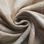 Americanflat 50x60 Throw Blanket - Soft and Breathable Cotton Throw Blanket for Couch, Bed, Chair - Decorative Blankets Perfect for Home, Office, or Outdoor Use - Camel and Beige Plaid Design