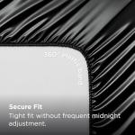 Bedsure Satin Fitted Sheet Only Queen Size - Black Silk Bed Sheet, Luxury & Ultra Soft, Non-Fading & Wrinkle Free, Good for Skin (Black, 60x80+15 Inches, 1 Piece, No Pillowcases)