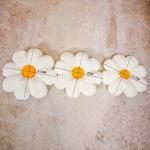 Ailive 21.65In Cute White Flower Throw Pillow Floor Cushion Pillow as Room Decor Desk Chair Cushion Decorative Bed Throw Pillows for Girls Adults