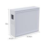 Under Bed Storage Organizer, Bamboo Storage Bins for Bed Sheets, Duvet Covers, and Pillows, Linen Closet Organizer with Window and Label, Space-Saving Bedding Storage Solution (White, 2 Pack)