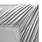 Lanest Housing Silk Satin Sheets, King Size Satin Bed Sheet Set with Deep Pockets, Cooling Soft and Hypoallergenic Satin Sheets King - Light Gray