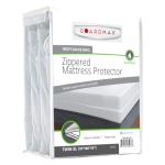 Guardmax Heavy Duty Vinyl Twin XL Zippered Mattress Encasement - Waterproof & Breathable Mattress Protector - Comfortable, Soft, and Noiseless Zippered Bedding - Dust Mite Proof (39 x 80 x 9)