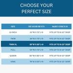 Guardmax Heavy Duty Vinyl Twin XL Zippered Mattress Encasement - Waterproof & Breathable Mattress Protector - Comfortable, Soft, and Noiseless Zippered Bedding - Dust Mite Proof (39 x 80 x 9)