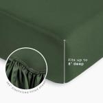 Wake In Cloud - Dinosaur Toddler Bedding Set for Boys, Colorful Dino Prehistoric Fossil, 4 Pieces Soft Crib Bed Set Including Comforter, Sheets and Pillowcase, Army Green