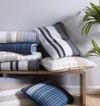 Nautica - Queen Quilt Set, Reversible Bedding with Matching Shams, Striped Bed Set, Medium Weight for Year Round Use, Oeko-Tex Certified (Ridgeport Denim)