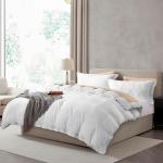 Hearth & Harbor Queen Duvet Cover Set - Queen Soft Prewashed White Duvet Cover, 3 Piece Set with Zipper Closure, 1 Duvet Cover 90x90 inches and 2 Pillow Shams