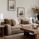 MIULEE Neutral Linen Pillow Covers Pack of 4 Decorative Natural Solid Throw Pillow Covers Soft Accent Boho Farmhouse Couch Pillowcases Modern Home Decors for Living Room Bed Sofa 18x18 Inch