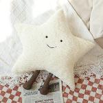 Moon Star Sun Pillow Sofa Cushion | Decorative Lumbar Support Pillow | Soft Plush Decorative Pillow (15inches, Star)