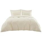 Bedsure Silky Cooling Duvet Cover King Size - Lightweight 100% Rayon Derived from Bamboo Comforter Cover Set for Hot Sleepers, Breathable & Moisture-Wicking Bedding Set, Light Beige