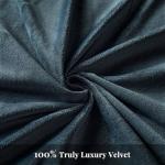 WARMDERN Dark Grey Flannel Velvet Duvet Cover King Size Duvet Cover Bedding Sets, 3pcs Ultra Soft Luxury Textured Modern Crystal Velvet Duvet Covers with Zipper Closure(Dark Grey, King)