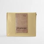 Linen Market Bed Skirt - Ultra Soft Microfiber - Easy Fit with 14 Inch Tailored Drop - Hotel Quality, Shrinkage & Fade Resistant - Bed Cover - Queen Bed Set - Bedroom Décor - (Queen, Gold)