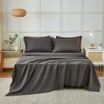 ILAVANDE Queen Sheets Set 6 Piece,Hotel Luxury Super Soft 1800 Series Microfiber Queen Bed Sheets Set-Wrinkle Free & Breathable-14 Deep Pocket Sheets for Queen Size Bed(Queen,Neutral Grey)