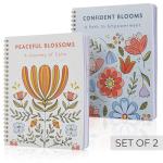 Beautiful Adult Coloring Book Set of 2 for Relaxation - Affirmation and Inspirational Books Making it a Great Gift - Perfect Stress-Relieving Books Fun to Color for Women