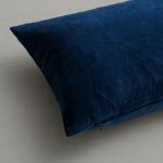 MIULEE Velvet Throw Pillow Covers 18x18 Inch, Pack of 2 - Dark Blue, Super Soft Decorative Square Cushion Cases Modern Luxury Home Decor for Sofa, Couch, Bed, Chair with Invisible Zipper