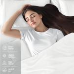 Utopia Bedding King Sheet Set – 4 Piece Bed Sheets for King Size Bed, Soft and Breathable Microfiber, Includes 1 Fitted Sheet, 1 Flat Sheet and 2 Pillowcases (White)