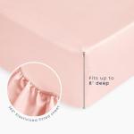 Wake In Cloud - Butterfly Toddler Bedding Set for Girls, Cute Colorful Butterfly with Floral Flowers, 4 Pieces Soft Crib Bed Set Including Comforter, Sheets and Pillowcase, Pink