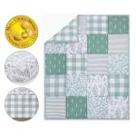 The Peanutshell 3 Piece Baby Crib Bedding Set for Boys & Girls - Newborn, Infant & Toddler Nursery Bed Set Decor with Fitted Crib Sheet, Dust Ruffle, Comforter