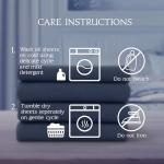 Northwest Ashford Home Essentials Bedding, 3 Piece Twin Size Sheet Set, Estate Blue