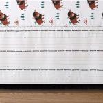 The Peanutshell 4 Piece Baby Crib Bedding Set for Boys & Girls - Newborn, Infant & Toddler Nursery Bed Set Decor with Two Crib Sheets, Dust Ruffle, Comforter - Western Woods