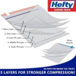 Hefty Shrink-Pak - 4 Large Vacuum Storage Bags for Clothes, Pillows, Towels, or Blankets - Space Saver Vacuum Sealer Bags Ideal Under Bed Storage Solutions