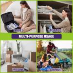 HIBAG Vacuum Storage Bags with Electric Pump, Vacuum Seal Space Saver Bags for Clothes, Clothing, Pillows, Blanket Bedding Comforters, Combo 20 pack