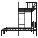 Bellemave Triple Bunk Bed for Kids, Detachable Twin Over Twin Over Twin Metal Bunk Bed with Guardrails, Ladder & Storage, Converts to 3 Separate Twin Beds, Easy to Assemble (3 Bunk Beds for Kids)