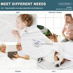 UNILIBRA Queen Mattress Protector Waterproof, Deep Pocket Mattress Pad Cover Fits to 6''-21'', Breathable Hollow Cotton Filling Quilted Mattress Protector for Queen Size