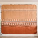 WONGS BEDDING 3 Pieces Quilt Set King Size, Burnt Orange/Rust Halloween Quilt Bedspread Fall Bohemian Coverlet Set with 2 Pillowcase, Soft Thanksgiving Bedding Set for All Season 104"×90"