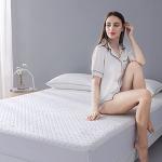 King Size Waterproof Mattress Protector Fitted Mattress Pad Cover with Deep Pocket Up to 18''