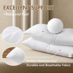 MIULEE 14x36 Inch Throw Pillow Insert Premium Throw Pillow Virgin Microfiber Stuffer Rectangle Pillow for Sofa Bed Couch