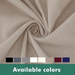 Biscaynebay Wrap Around Bed Skirts with Split Corners for Queen Beds 18" Drop, Light Camel Adjustable Elastic Dust Ruffles Easy Fit Wrinkle Resistant Silky Luxurious Fabric Machine Washable