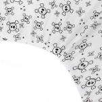 HonestBaby unisex-baby Classics Fitted Crib Sheets Set Standard Mattress, 100% Organic Cotton Baby Boys, Girls, Neutral, 2 Pack - Rose Blossom, One Size