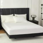 100% Egyptian Cotton Sheets Queen Size Bed Set, Deep Pocket Queen Sheet set-1600 Thread Count Cotton Naturally Cool Soft Breathable No Pill Elasticated Luxury Cream White Bedding For All Seasons