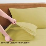 LANE LINEN Eco Friendly 100% Organic Cotton Fully Elasticized Twin XL Sheet Set, Low Pilling Fade Resistant Machine Washable Extra Long Twin Bedding Set, Soft & Comfy Cotton Sheets- Cocoon