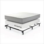 ZINUS Compack Metal Adjustable Bed Frame, 7 Inch Support Bed Frame for Box Spring and Mattress Set, Twin/Full/Queen, Black